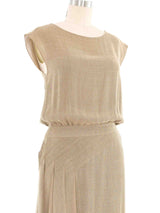 1999 Chanel Pleated Gauze Dress Dress arcadeshops.com