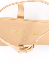 Chanel Nude Sandal, 38.5 Accessory arcadeshops.com