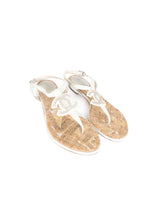 Chanel T-Strap Logo Sandal, 35.5 Accessory arcadeshops.com