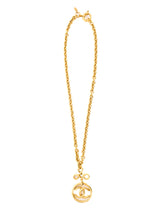 1993 Chanel Kinetic Logo Pendant Necklace Jewelry arcadeshops.com