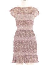 2013 Nina Ricci Lavender Silk Mini Dress Dress arcadeshops.com