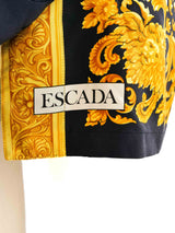 Escada Calendar Printed Silk Top Top arcadeshops.com