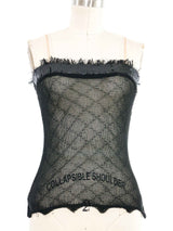 Alessandro Dell'Acqua Black Knit Top Top arcadeshops.com