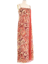 Kenzo Layered Rust Skinny Strap Dress Dress arcadeshops.com