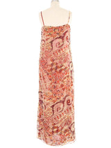 Kenzo Layered Rust Skinny Strap Dress Dress arcadeshops.com