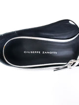 Giuseppe Zanotti Ponyhair Heeled Silver Mary Jane, 38 Accessory arcadeshops.com