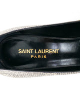 Saint Laurent Lizard Studded Pumps, 38.5 Accessory arcadeshops.com