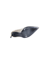 Saint Laurent Lizard Studded Pumps, 38.5 Accessory arcadeshops.com