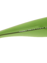 Chanel Emerald Square Frame Sunglasses