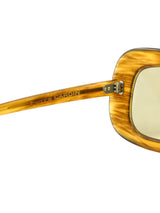 1960s Pierre Cardin Walnut Frame Sunglasses