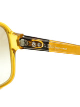1980s Christian Dior Monsieur Square Frame Sunglasses