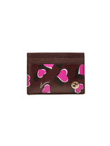Gucci Heart Print Leather Card Holder Accessory arcadeshops.com