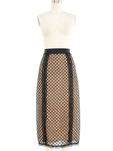 Gucci GG Monogram Lace Skirt Ensemble Suit arcadeshops.com