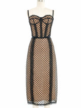 Gucci GG Monogram Lace Skirt Ensemble Suit arcadeshops.com