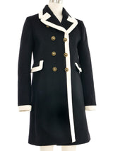 Gucci Two Tone Wool Coat Jacket arcadeshops.com