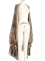 Ungaro Tasseled Silk Shawl Accessory arcadeshops.com