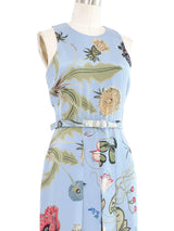 Gucci Silk Garden Painting Dress Dress arcadeshops.com