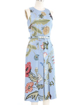 Gucci Silk Garden Painting Dress Dress arcadeshops.com