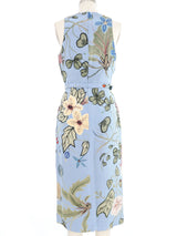 Gucci Silk Garden Painting Dress Dress arcadeshops.com