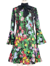 Gucci Floral Layered Lace Dress Dress arcadeshops.com