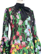 Gucci Floral Layered Lace Dress Dress arcadeshops.com