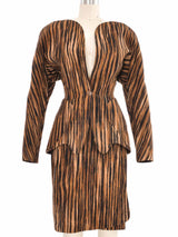 1988 Thierry Mugler African Collection Skirt Suit