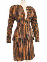 1988 Thierry Mugler African Collection Skirt Suit