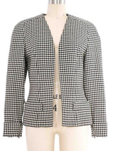 1995 Thierry Mugler Houndstooth Blazer