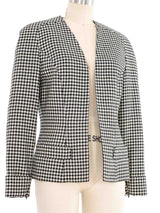 1995 Thierry Mugler Houndstooth Blazer