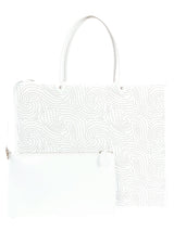 Alaia White Studded Tote Bag Accessory arcadeshops.com