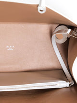 Alaia White Studded Tote Bag Accessory arcadeshops.com