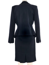 1995 John Galliano Dolores Collection Black Wool Suit Suit arcadeshops.com