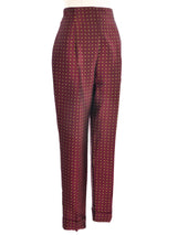 Romeo Gigli Pleated Polka Dot Trousers Bottom arcadeshops.com