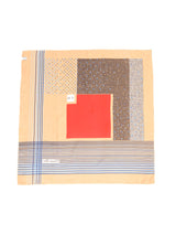 Christian Dior Mixed Print Red Square Silk Scarf Accessory arcadeshops.com