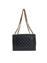 1990s Chanel Quilted Lambskin Jumbo Half Flap Bag Accessory arcadeshops.com