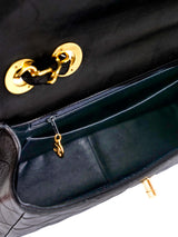 1990s Chanel Quilted Lambskin Jumbo Half Flap Bag Accessory arcadeshops.com
