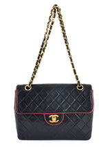 1990s Chanel Bicolor Timeless Flap Bag Accessory arcadeshops.com