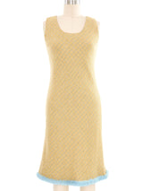 J Mendel Fur Trimmed Wool Dress Dress arcadeshops.com