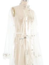Paco Rabanne PVC Overcoat Jacket arcadeshops.com