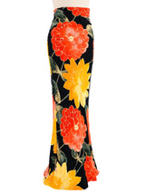 Christian Dior Floral Maxi Skirt Bottom arcadeshops.com