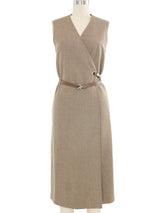 Hermes Belted Sleeveless Dress Dress arcadeshops.com