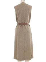 Hermes Belted Sleeveless Dress Dress arcadeshops.com