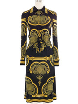 Hermes Printed Jersey Shirt Dress Product type (Example: T-shirt) arcadeshops.com