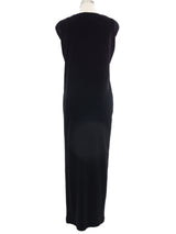 Loewe Black Knit Cape Dress Dress arcadeshops.com
