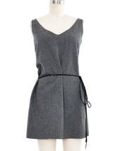 Miu Miu Grey Flannel Tank Dress Dress arcadeshops.com