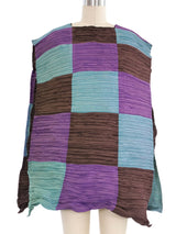 Issey Miyake Checkerboard Pleated Three Piece Ensemble Suit arcadeshops.com