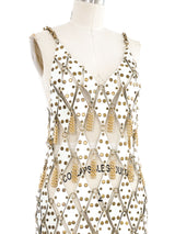 1960s Chainmail and Leather Dress Dress arcadeshops.com