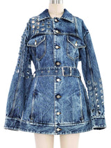 Maison Margiela Cutout Denim Dress Dress arcadeshops.com