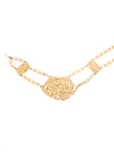 Hammered Gold-Tone Chain Belt Accessory arcadeshops.com
