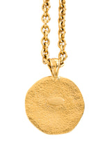Chanel Sun Disc Pendant Necklace Accessory arcadeshops.com